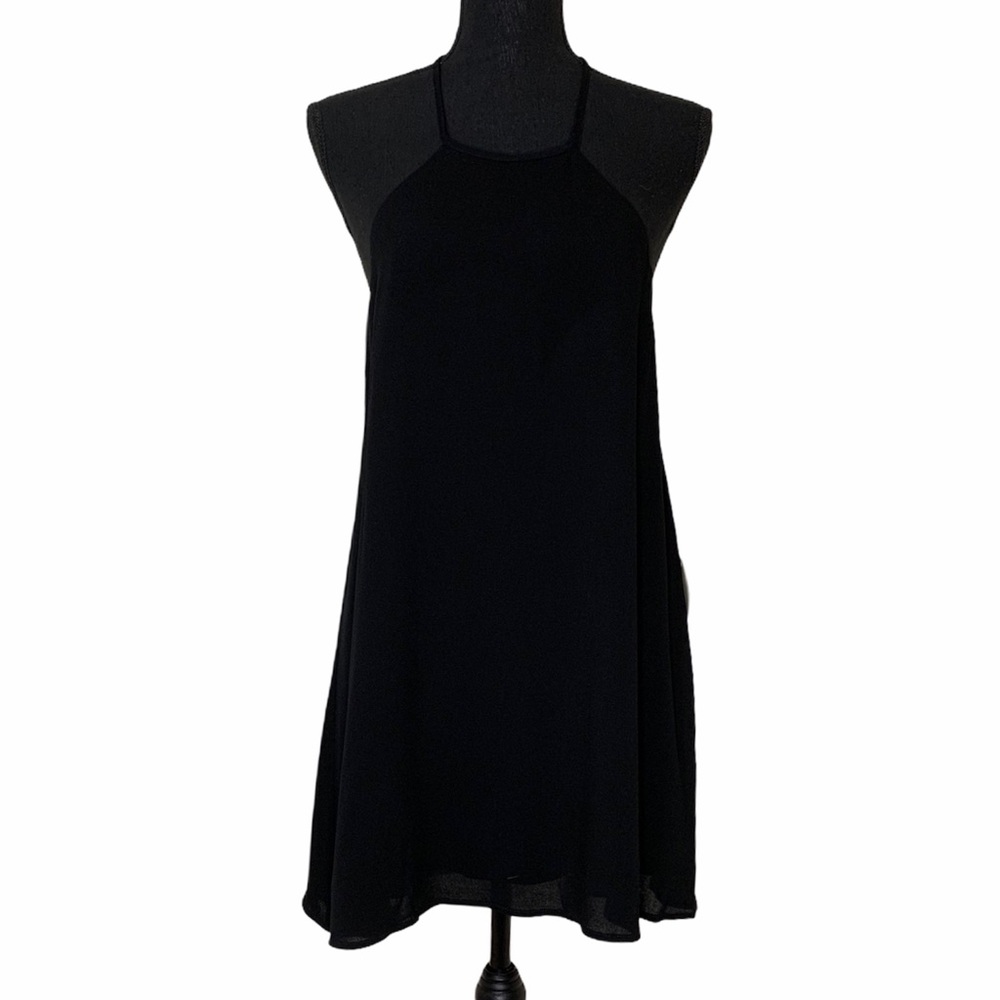 Tobi Backless Little Black Mini Dress